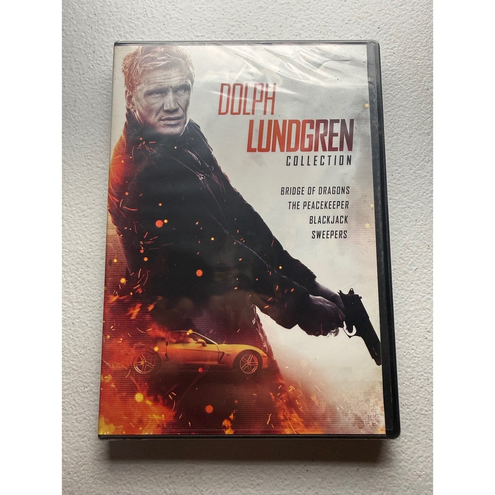 Dolph Lundgren Collection 4 Film DVD Bridge Dragons Peacekeeper Blackjack Sweepe